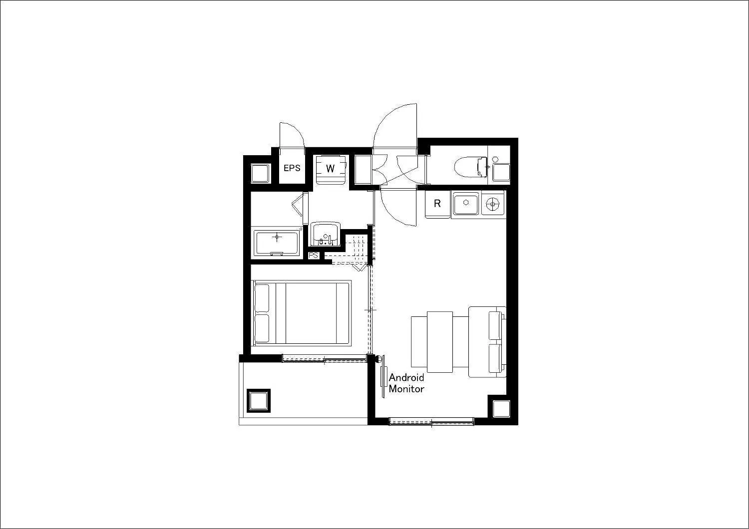 Apartmán Mat Hikifune Prefektura Tokio Japonsko